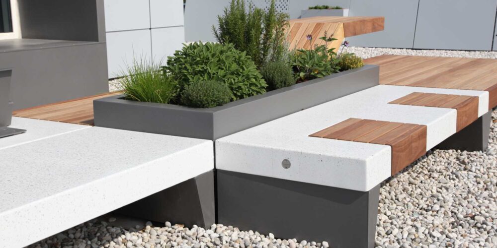 Asientos y jardineras ISOLAURBANA para parques y espacios públicos