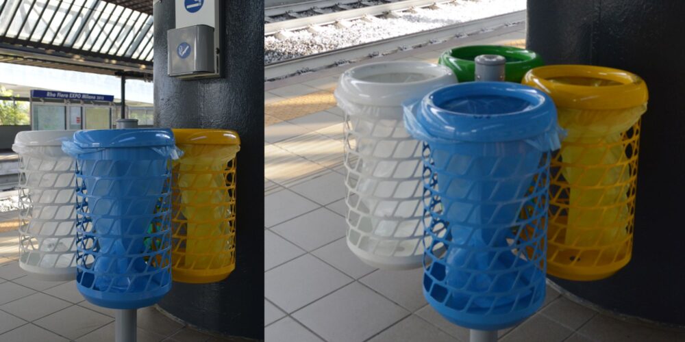 Papelera BRAVO BOOM para parques y espacios públicos