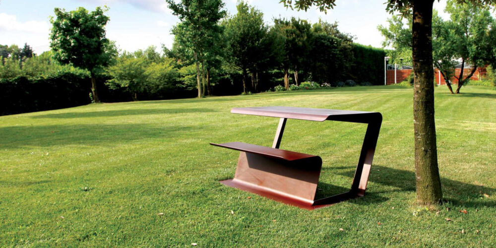 Banco y mesa MERENDA para parques y espacios públicos