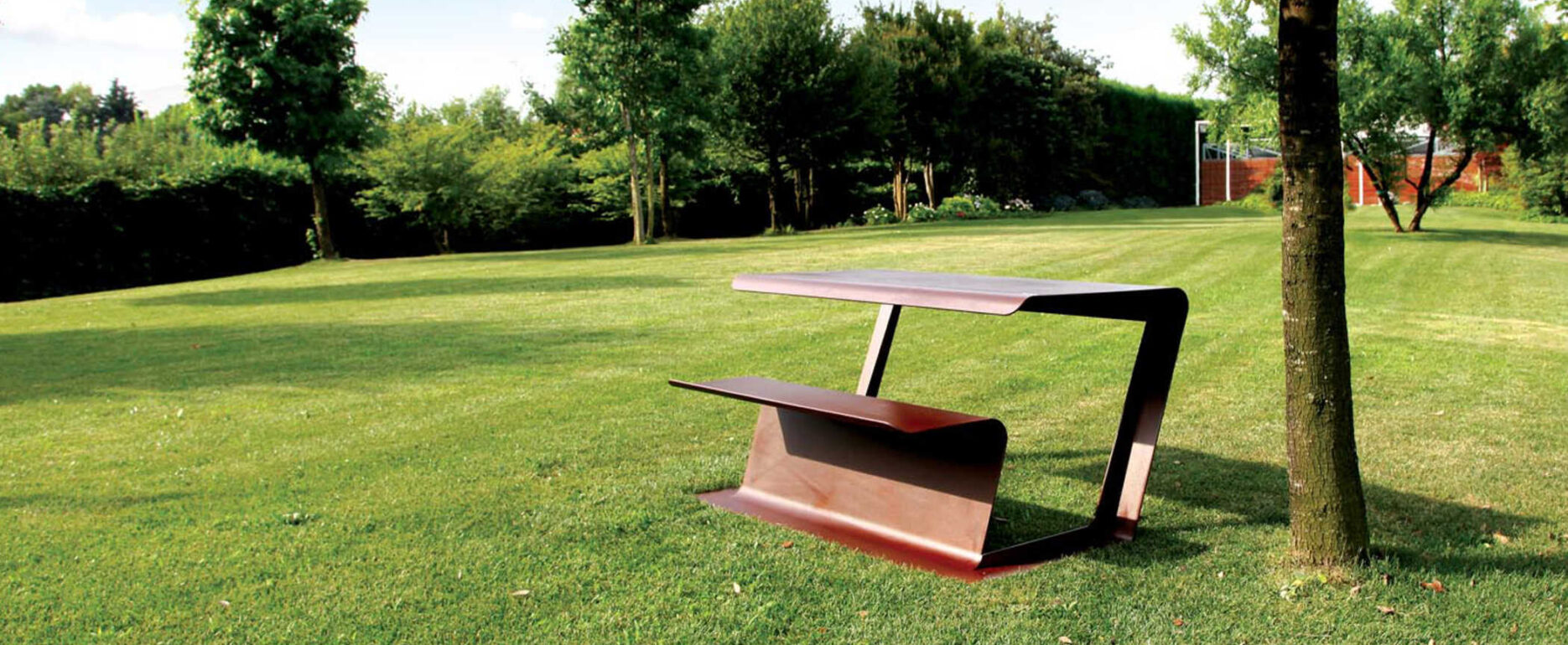 Banco y mesa MERENDA para parques y espacios públicos