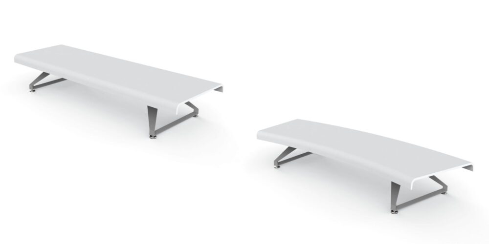 Banco modular AIR-PORT C para parques y espacios públicos