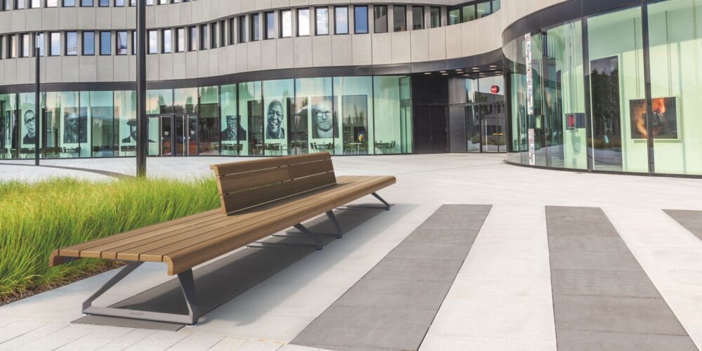 Banco AIR-PORT L para parques y espacios públicos