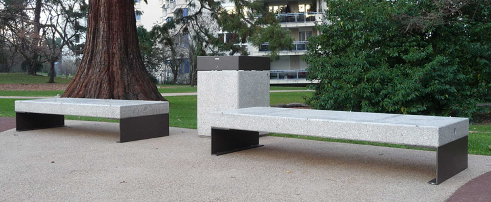 Banco DIAMANTE COLLECTION para parques y espacios públicos