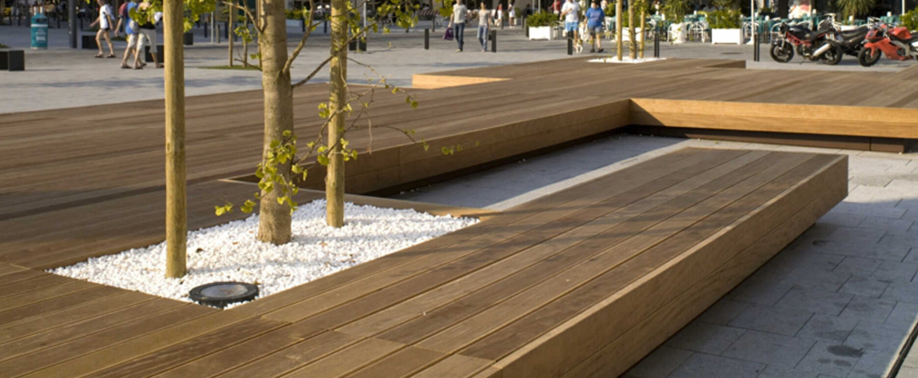 Asiento HARRIS ISOLA SEDUTA para parques y espacios públicos