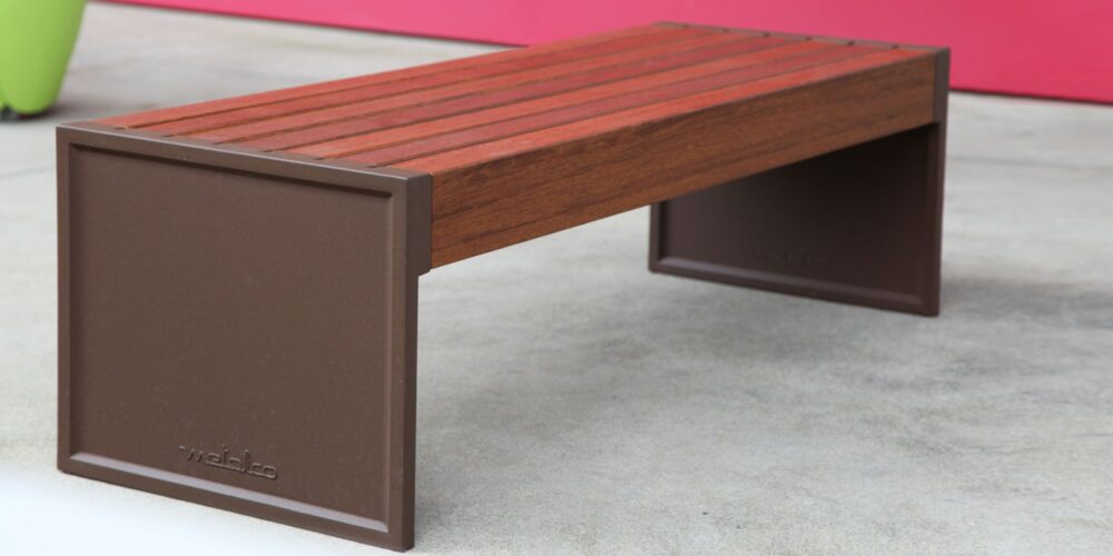 Banco HORN para parques y espacios públicos