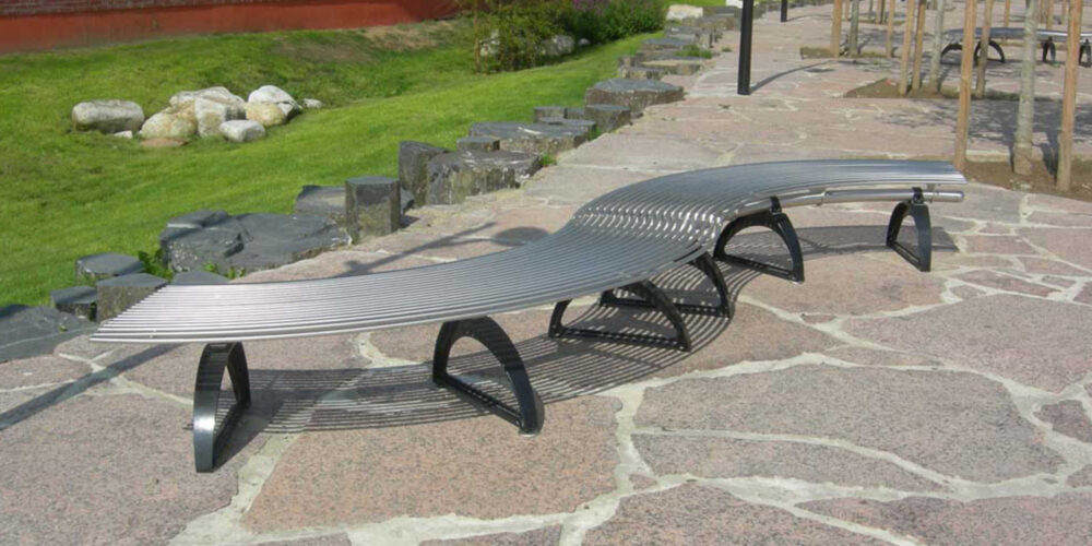 Banco colección LIBRE SETTORE para parques y espacios públicos