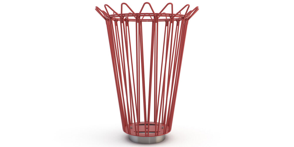 Papelera AGAVE para parques y espacios públicos