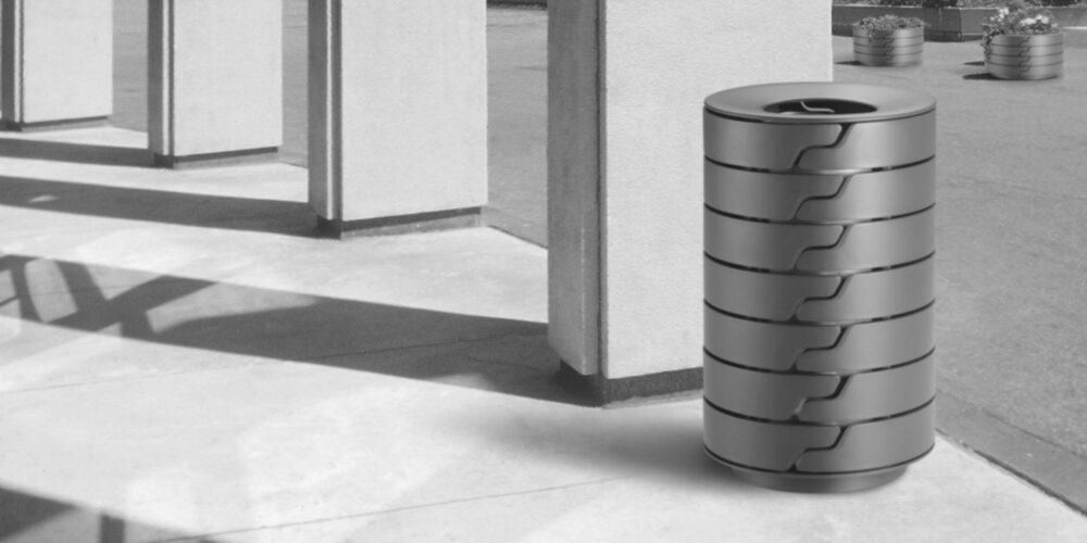 Papelera CESTUM para parques y espacios públicos