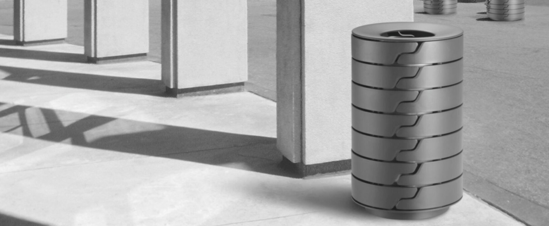 Papelera CESTUM para parques y espacios públicos