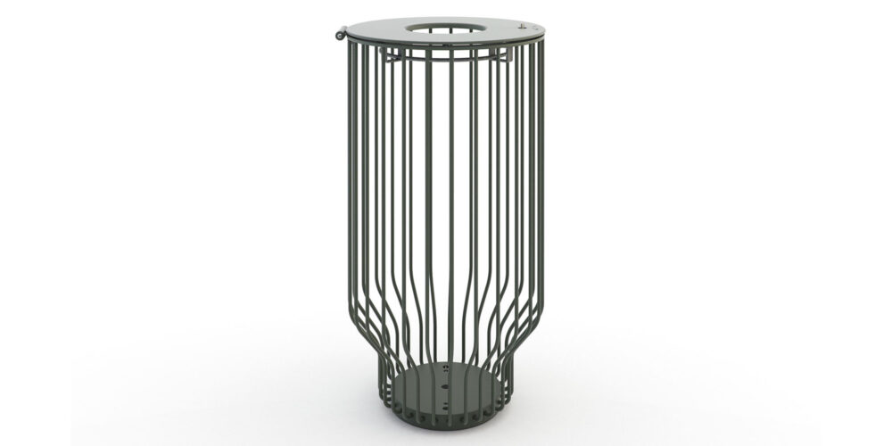 Papelera CISSUS para parques y espacios públicos