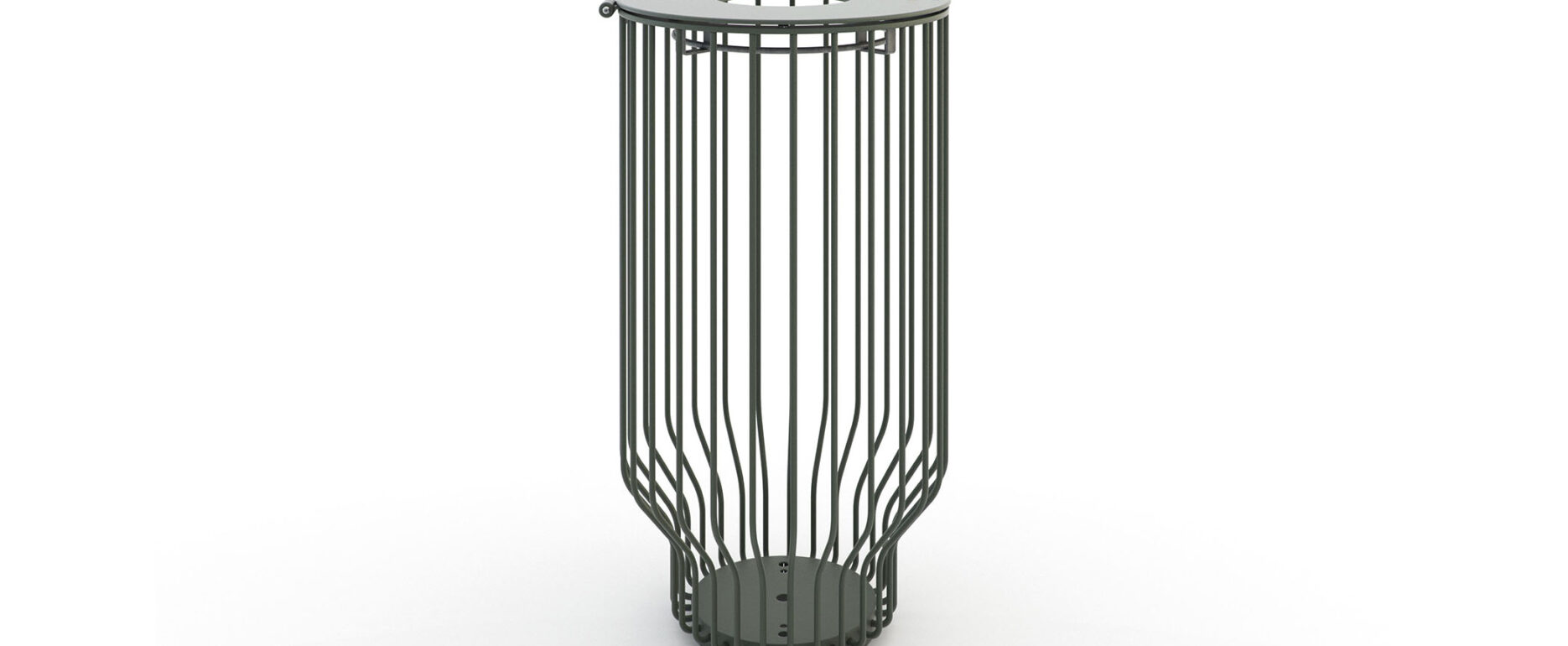 Papelera CISSUS para parques y espacios públicos