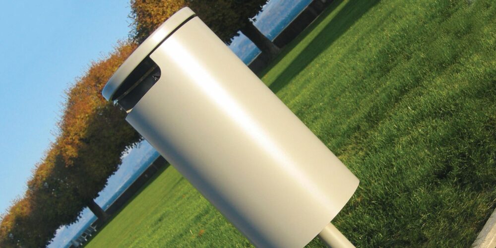 Papelera ERMES para parques y espacios públicos
