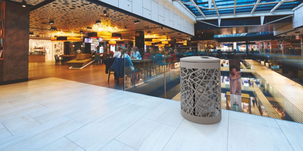 Papelera para recogida selectiva MARCO BOOM para parques y espacios públicos