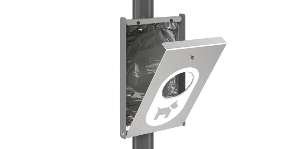 Dispensador de bolsas caninas POUCH para parques y espacios públicos