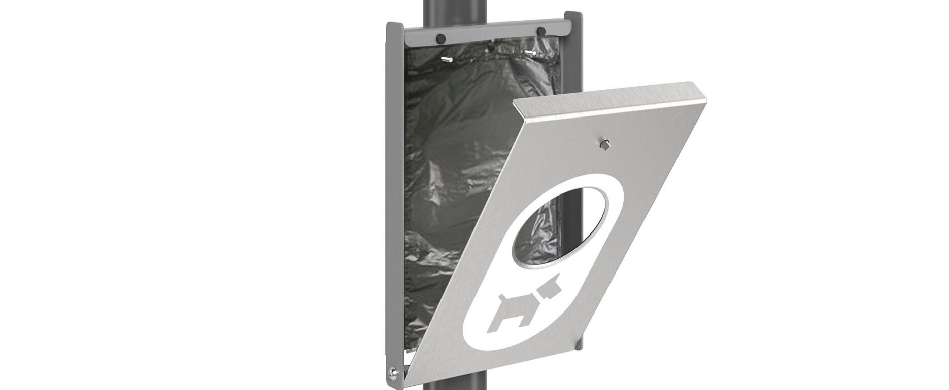 Dispensador de bolsas caninas POUCH para parques y espacios públicos