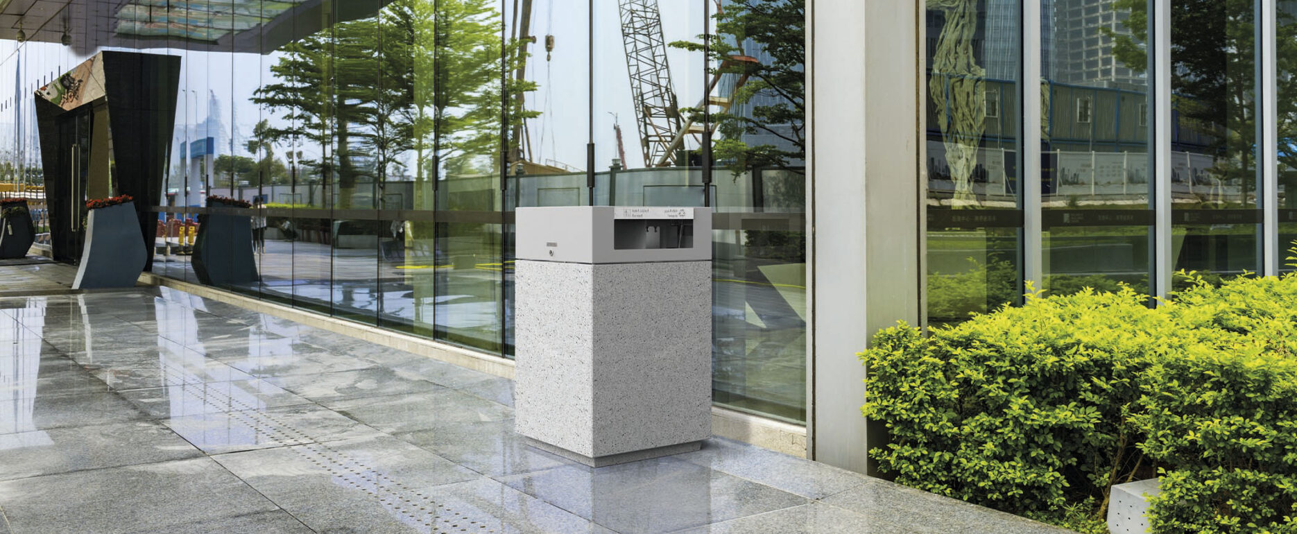 Papelera QUAI para parques y espacios públicos