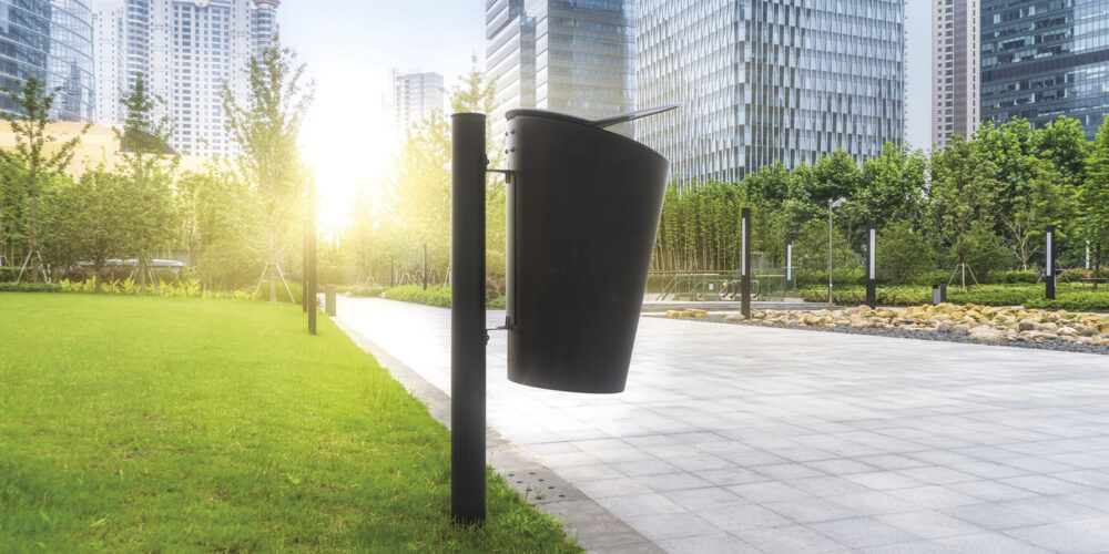 Papelera ROY para parques y espacios públicos