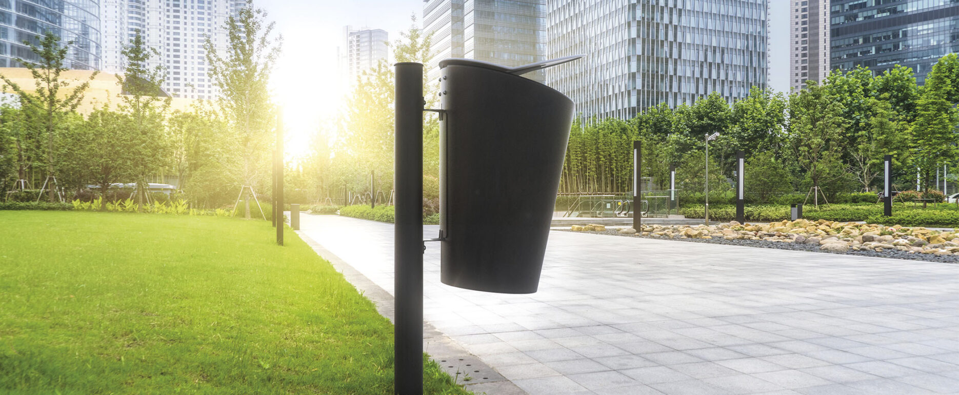 Papelera ROY para parques y espacios públicos