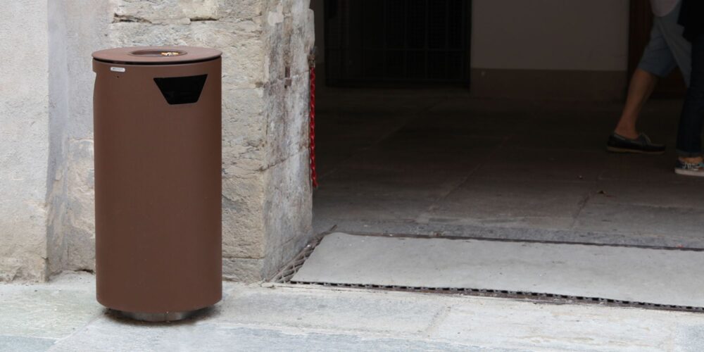 Papelera SPENCER CP para parques y espacios públicos