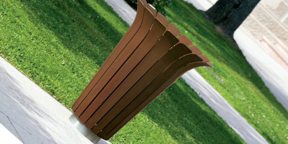 Papelera TULIP para parques y espacios públicos