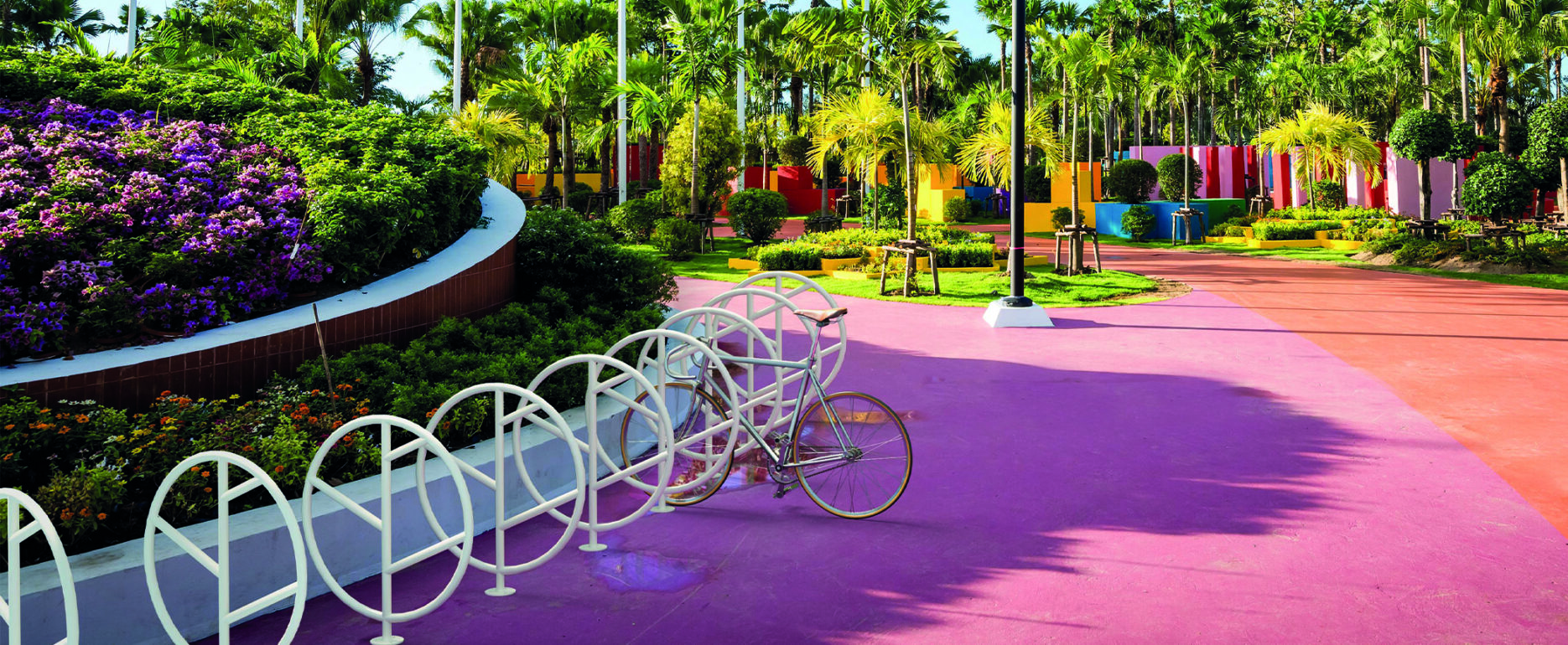 Aparcabicicletas BAUM para parques y espacios públicos