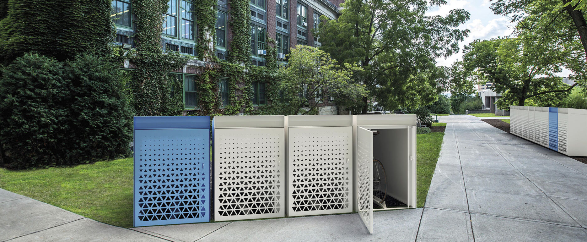 Aparcabicicletas CARGO BOX para parques y espacios públicos