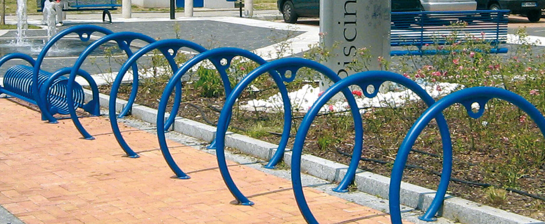 Aparcabicicletas CIRCLE para parques y espacios públicos