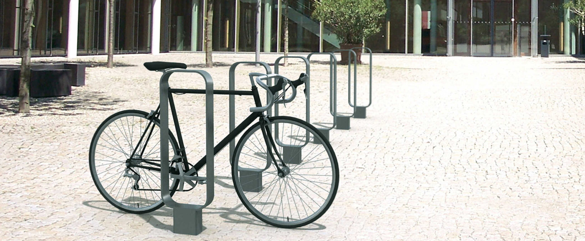 Aparcabicicletas INSIDE para parques y espacios públicos