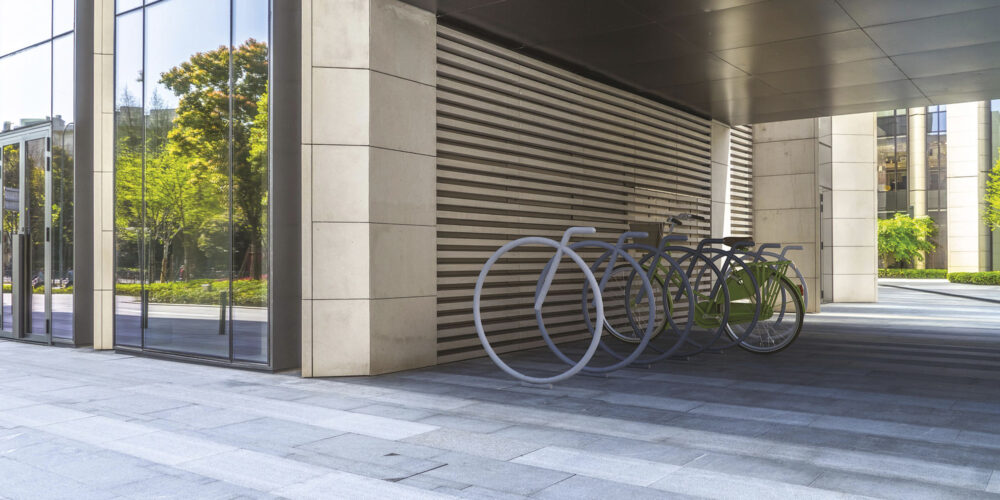 Aparcabicicletas RUOTA para parques y espacios públicos