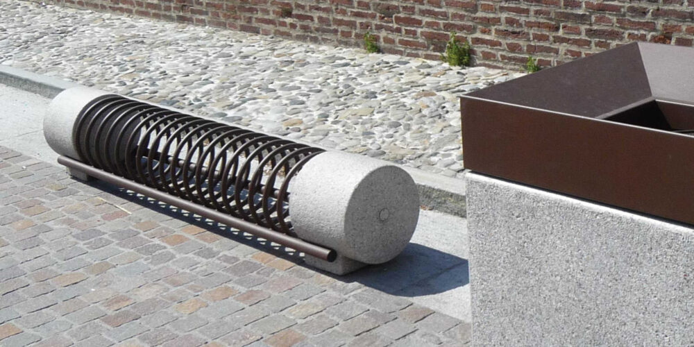 Aparcabicicletas SMERALDO para parques y espacios públicos