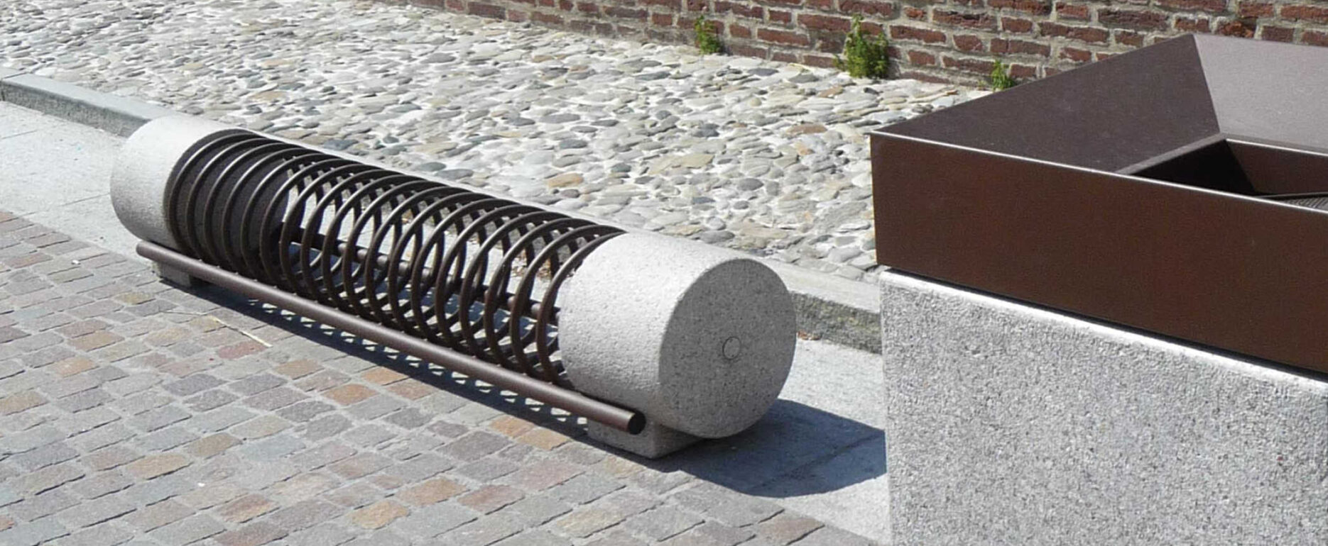 Aparcabicicletas SMERALDO para parques y espacios públicos