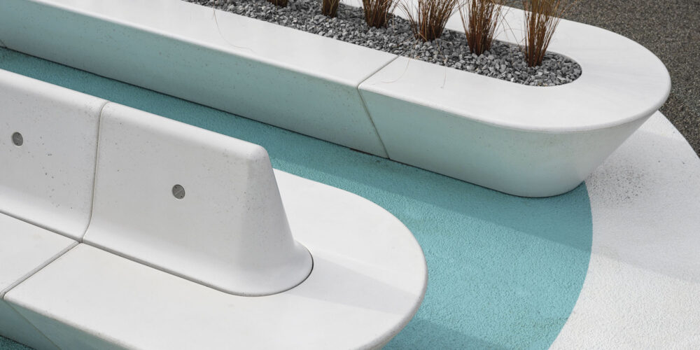 Banco DELTA para parques y espacios públicos