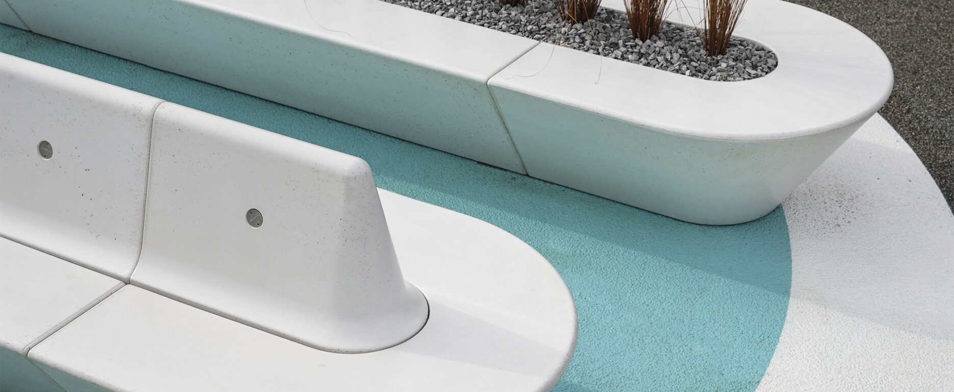 Banco DELTA para parques y espacios públicos