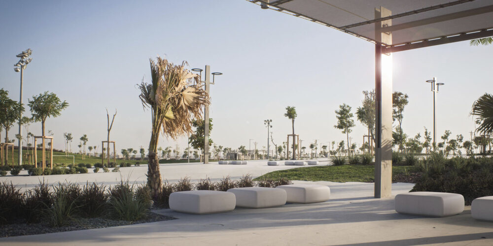 Asiento modular JASPER para parques y espacios públicos