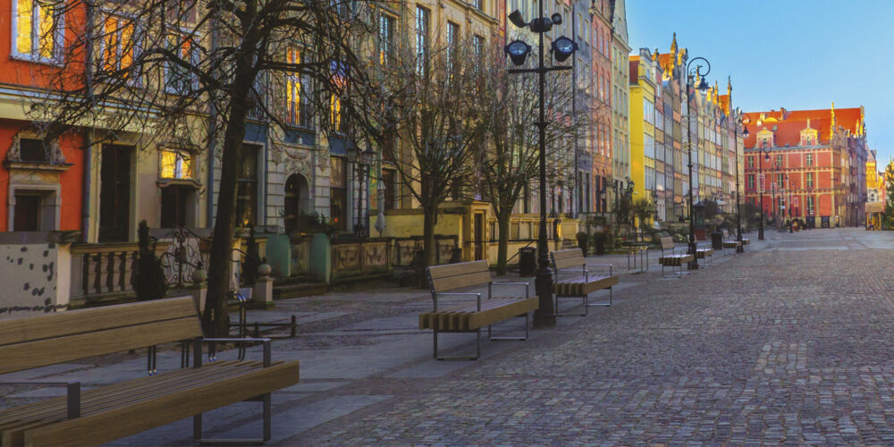 Banco MELANGE para parques y espacios públicos