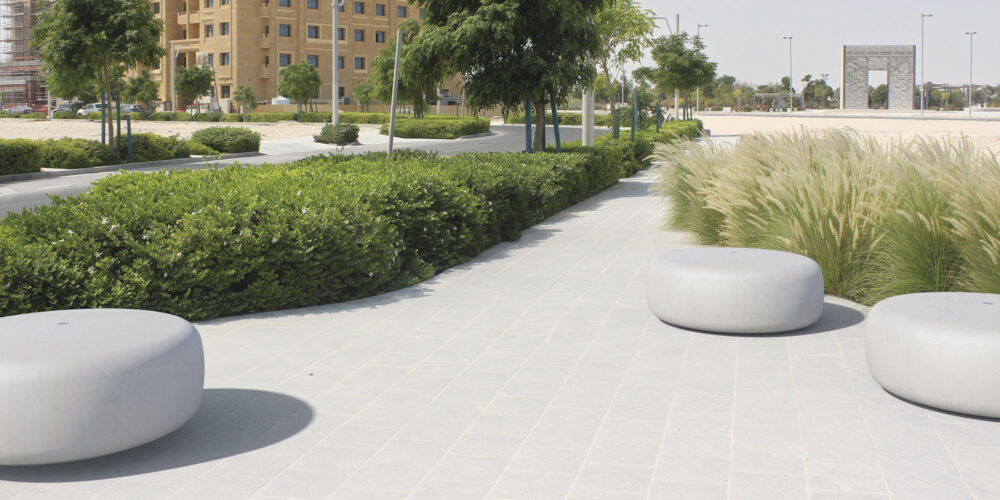 Asiento modular NORMAN para parques y espacios públicos