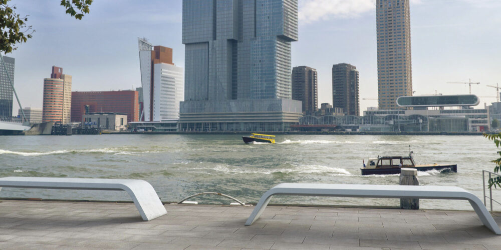 Banco RIBBON para parques y espacios públicos