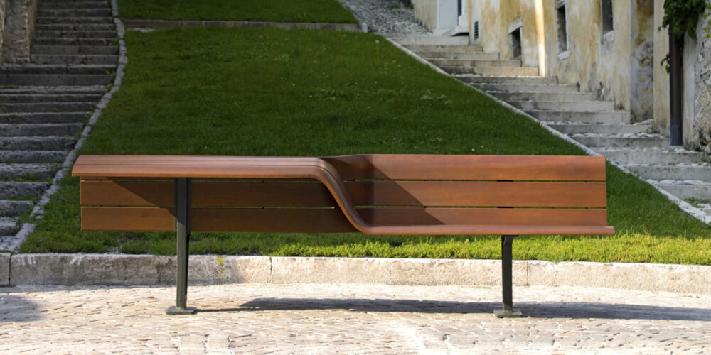 Bancos SEDIS TORSION para parques y espacios públicos