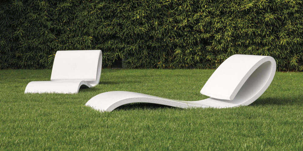 Chaise Longue TWIST para parques y espacios públicos