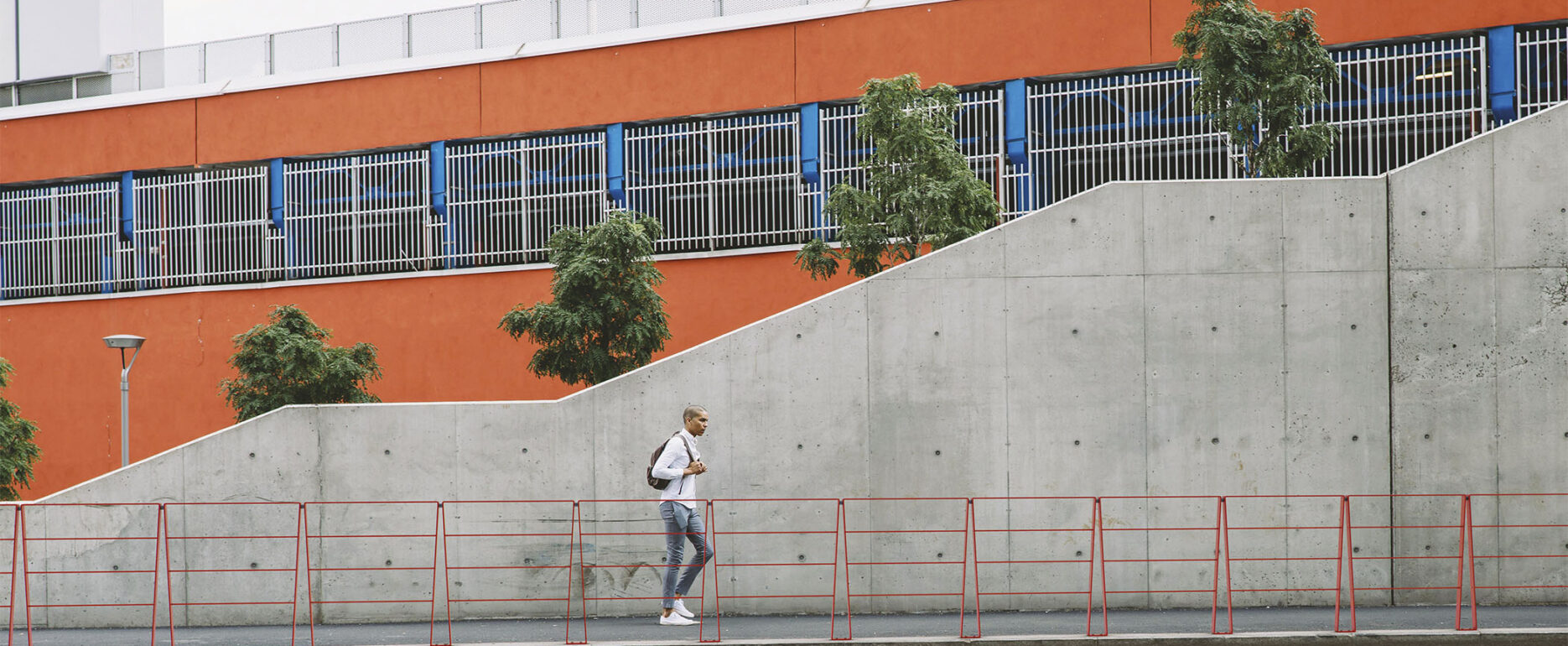 Barrera peatonal BAND para parques y espacios públicos