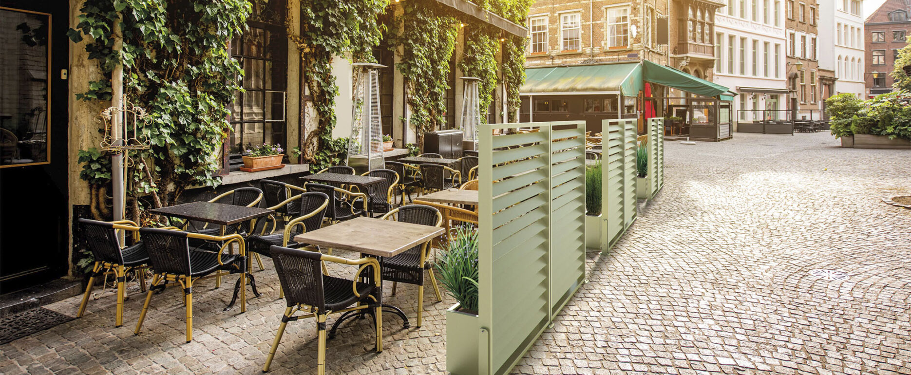 Divisor DIVIDIT para parques y espacios públicos