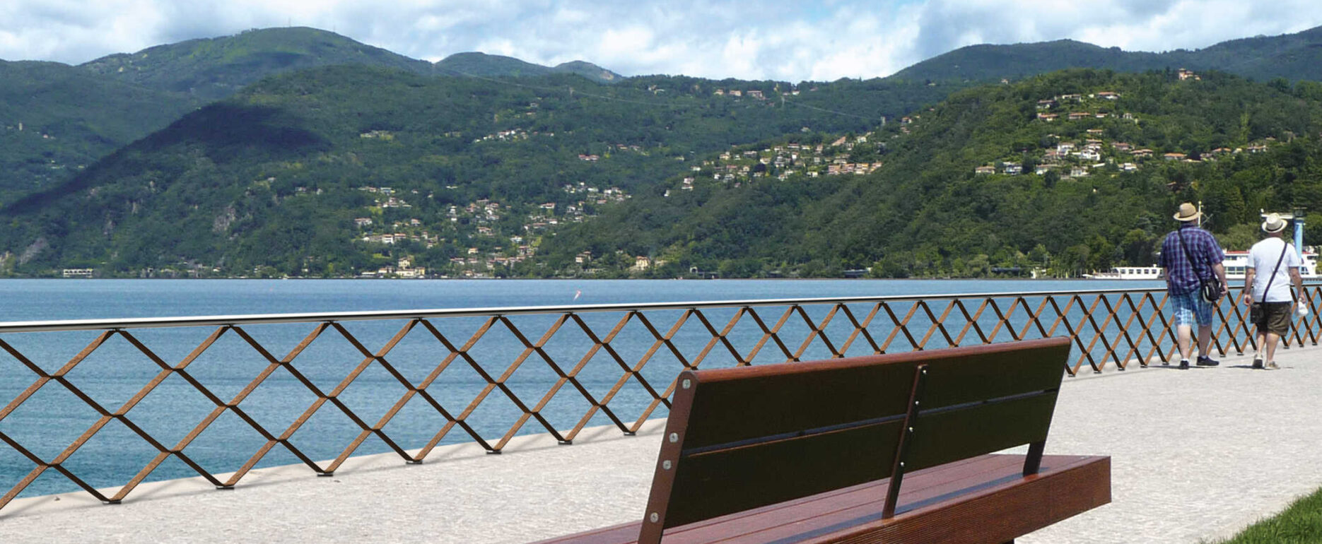 Barrera peatonal GITTER para parques y espacios públicos