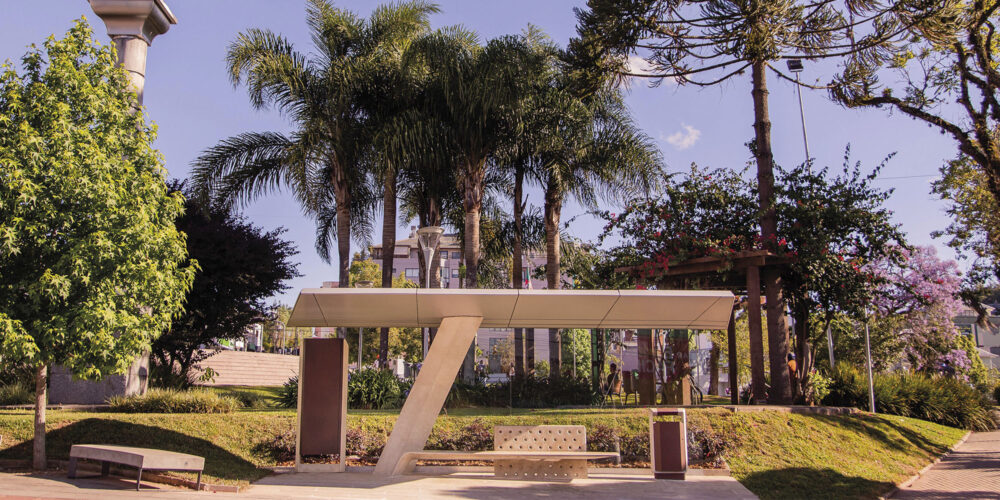 Marquesina ATLANTICO para parques y espacios públicos