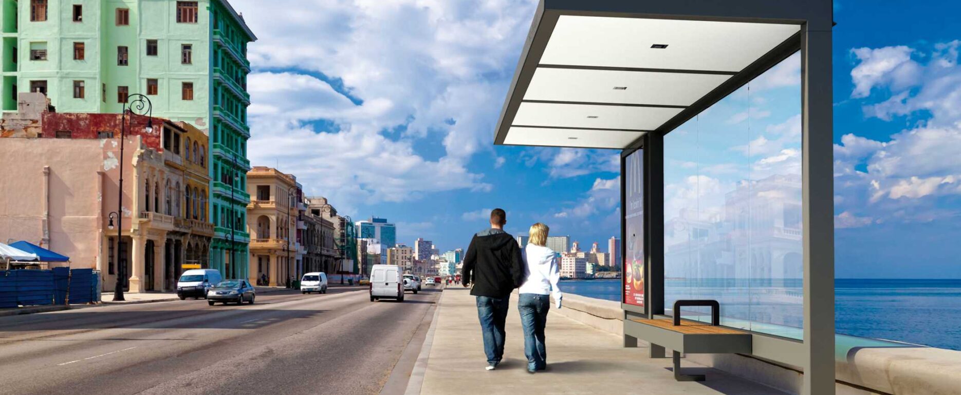 Marquesina HUT para parques y espacios públicos