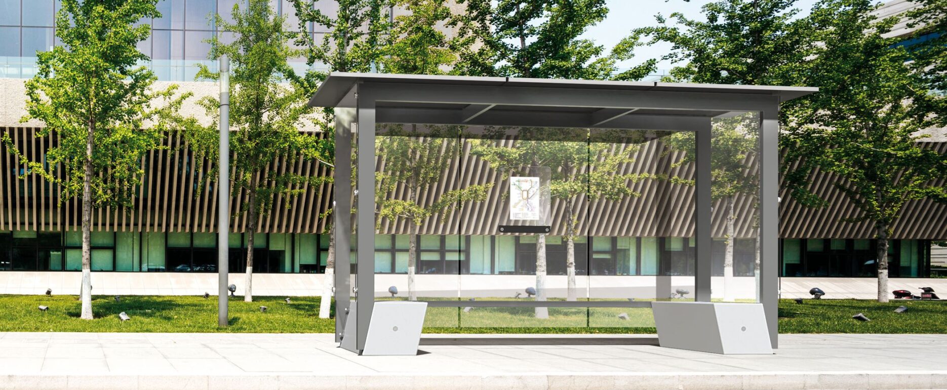 Marquesina SELF para parques y espacios públicos