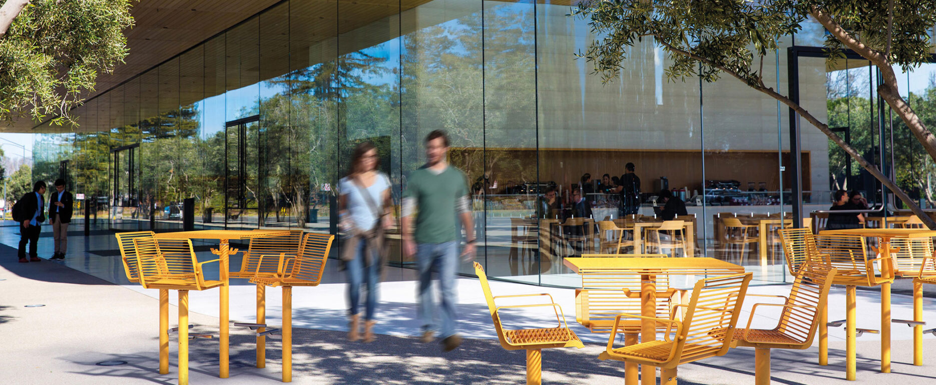 Mesas y asientos BREAK TIME I / TI para parques y espacios públicos