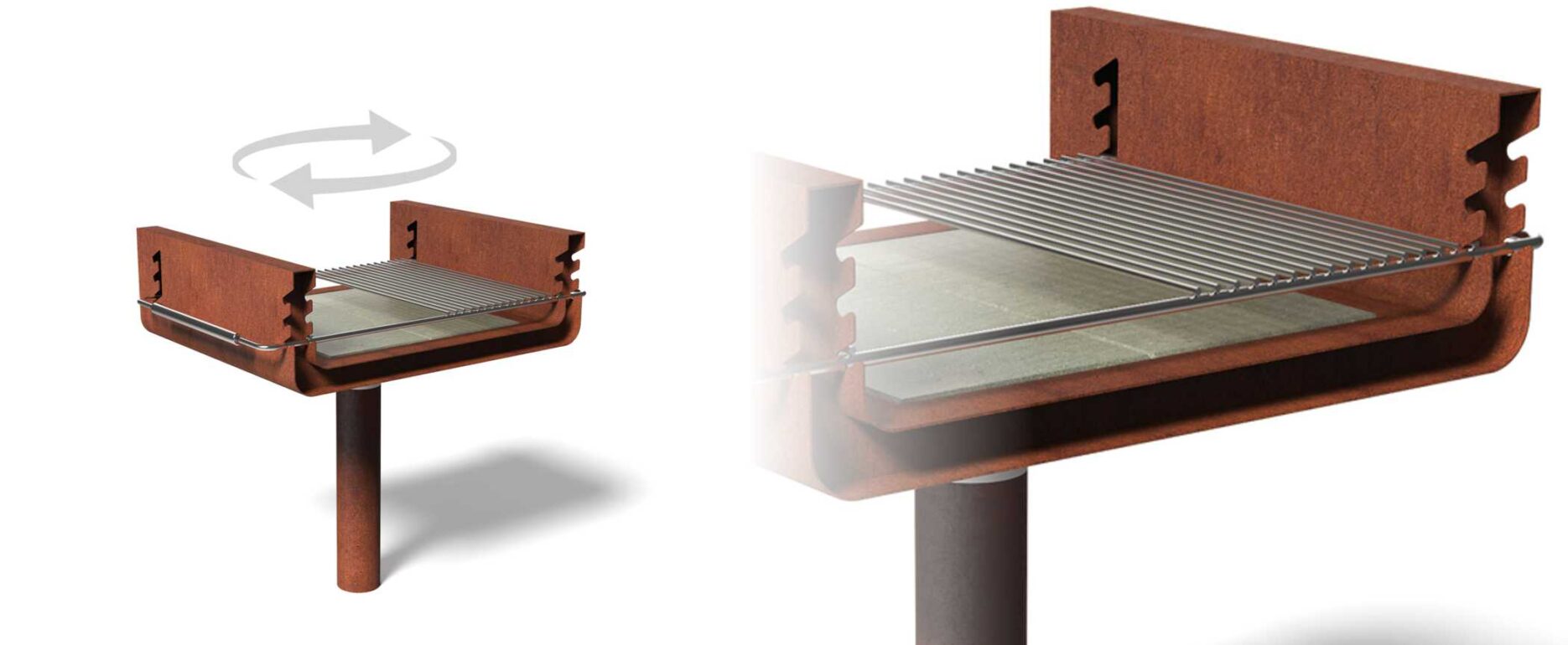 Barbacoa B-BQ para parques y espacios públicos