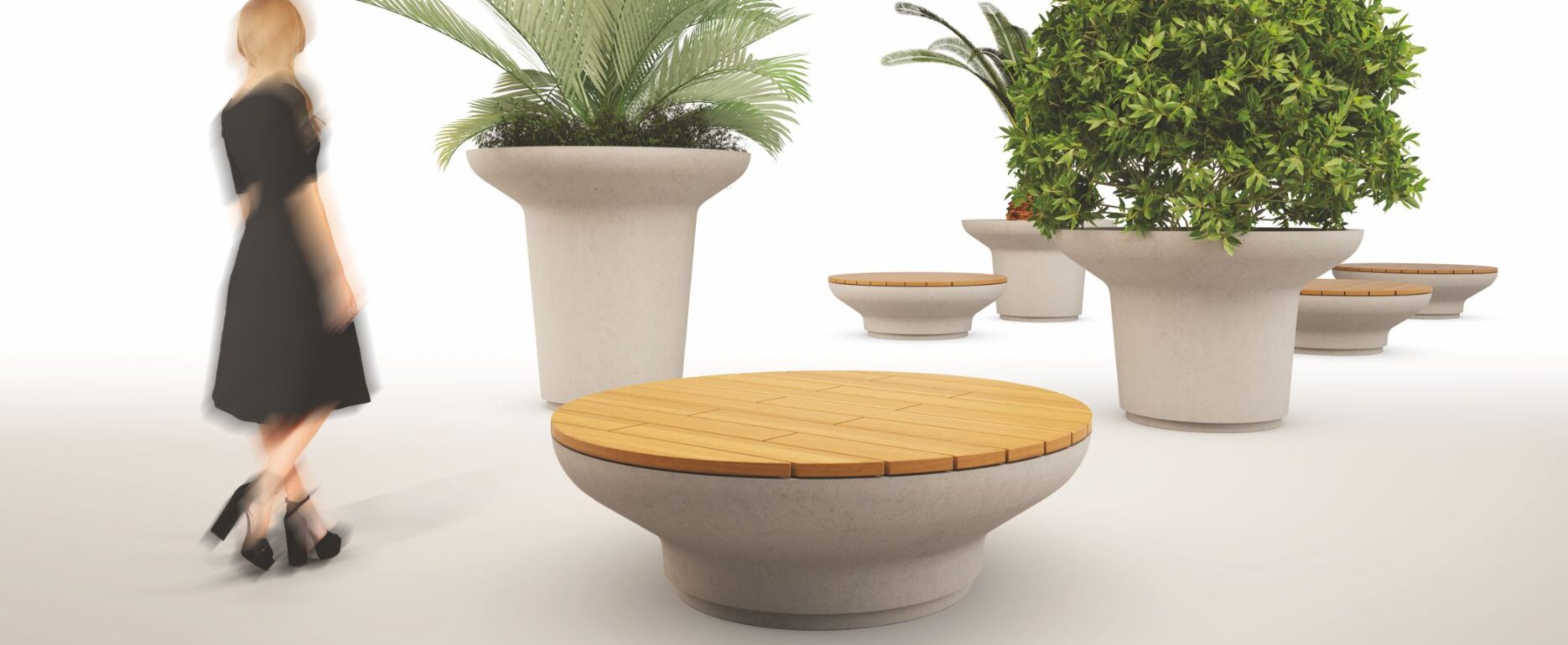 Jardineras BALZAC para parques y espacios públicos