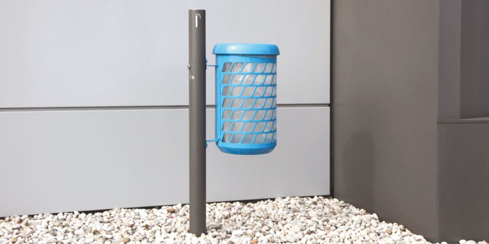 Papelera para reciclaje SUPER BRAVO para parques y espacios públicos