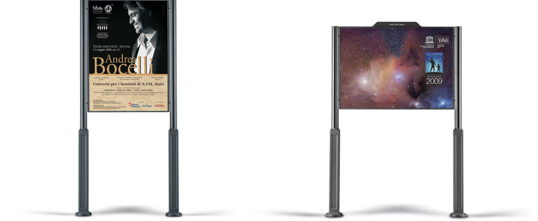 Expositor ALTUS para parques y espacios públicos